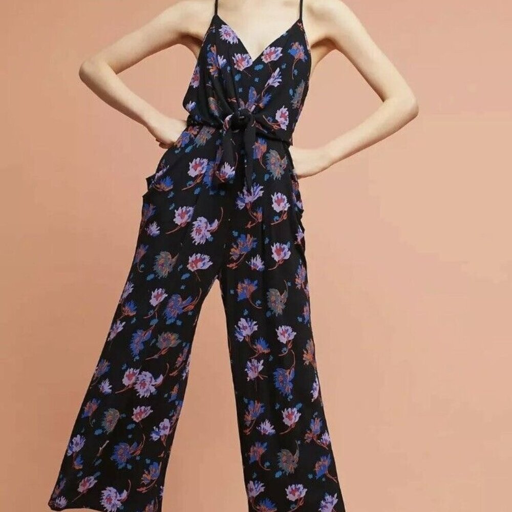 Moulinette Soeurs Floral Jumpsuit | Size Large Petite